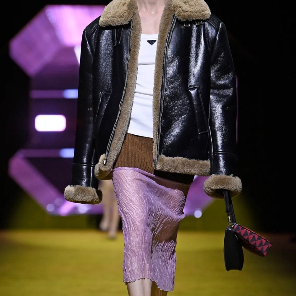 Prada FW 2022 Knit Muslin Skirt